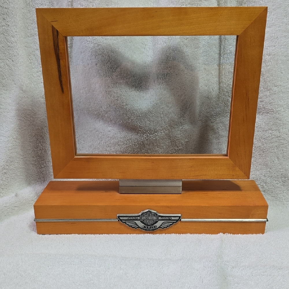 Harley-Davidson 100th Anniversary Wooden Display Frame